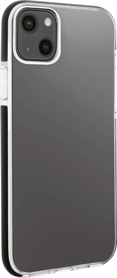 Vivanco Rock Solid Backcover Apple iPhone 13 Transparent, Schwarz Induktives Laden, Stoßfest RSCVVIPH2021T