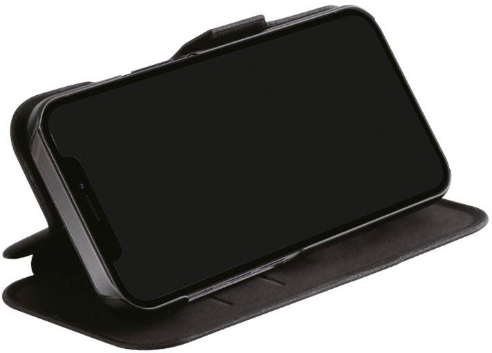 Vivanco Casual Booklet Apple iPhone 13 Pro Schwarz Standfunktion CWVVIPH2021PBK