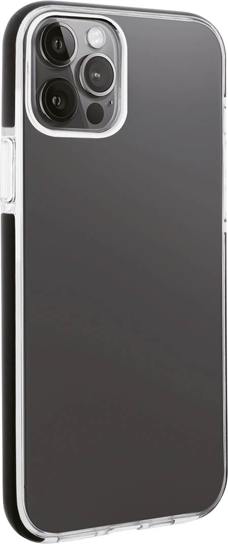 Vivanco Rock Solid Backcover Apple iPhone 13 Pro Max Transparent, Schwarz Induktives Laden, Stoßfest RSCVVIPH2021PMT