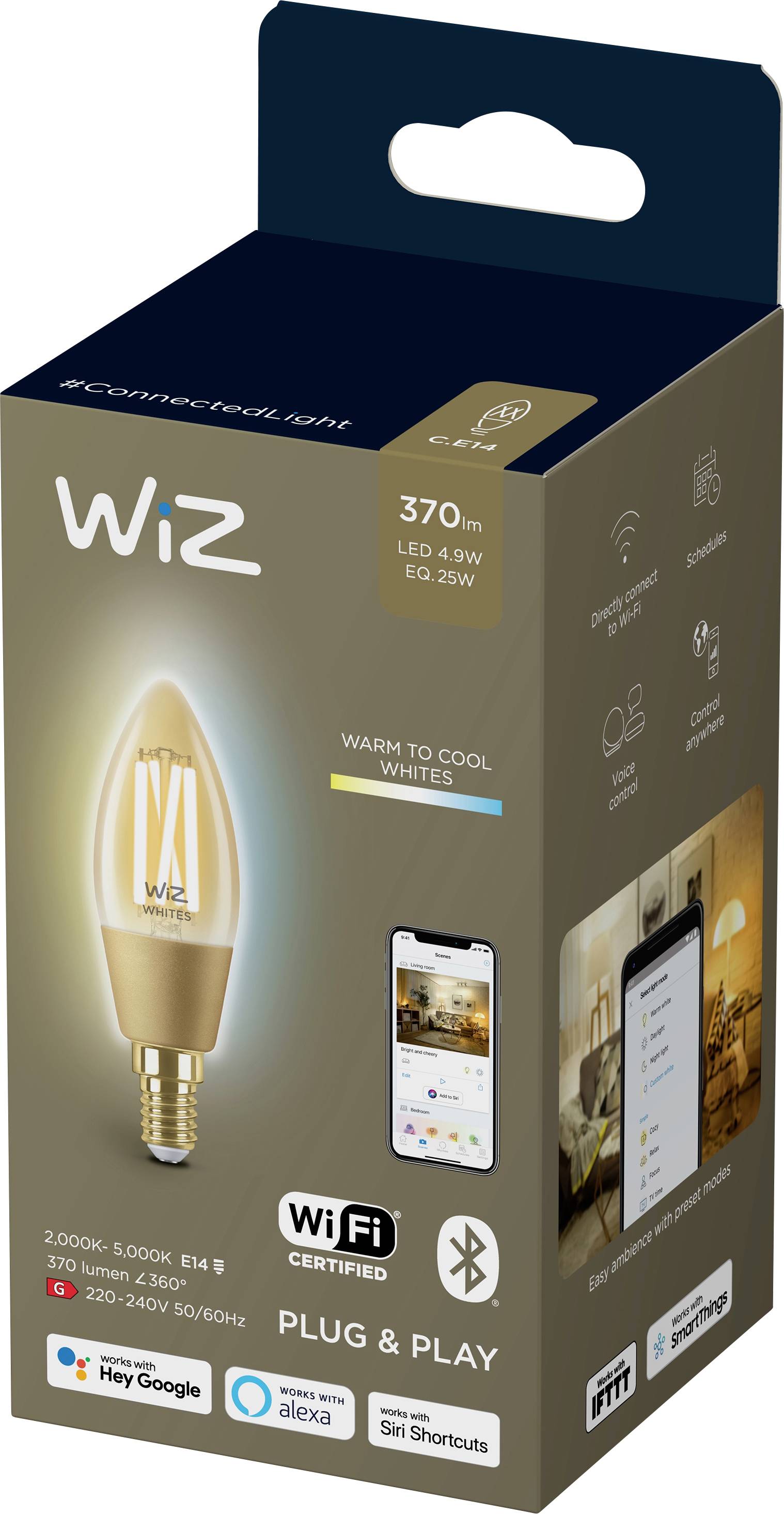 WiZ 871869978725701 LED EEK G (A - G) E14 4.9 W = 25 W app-gesteuert 1 St.