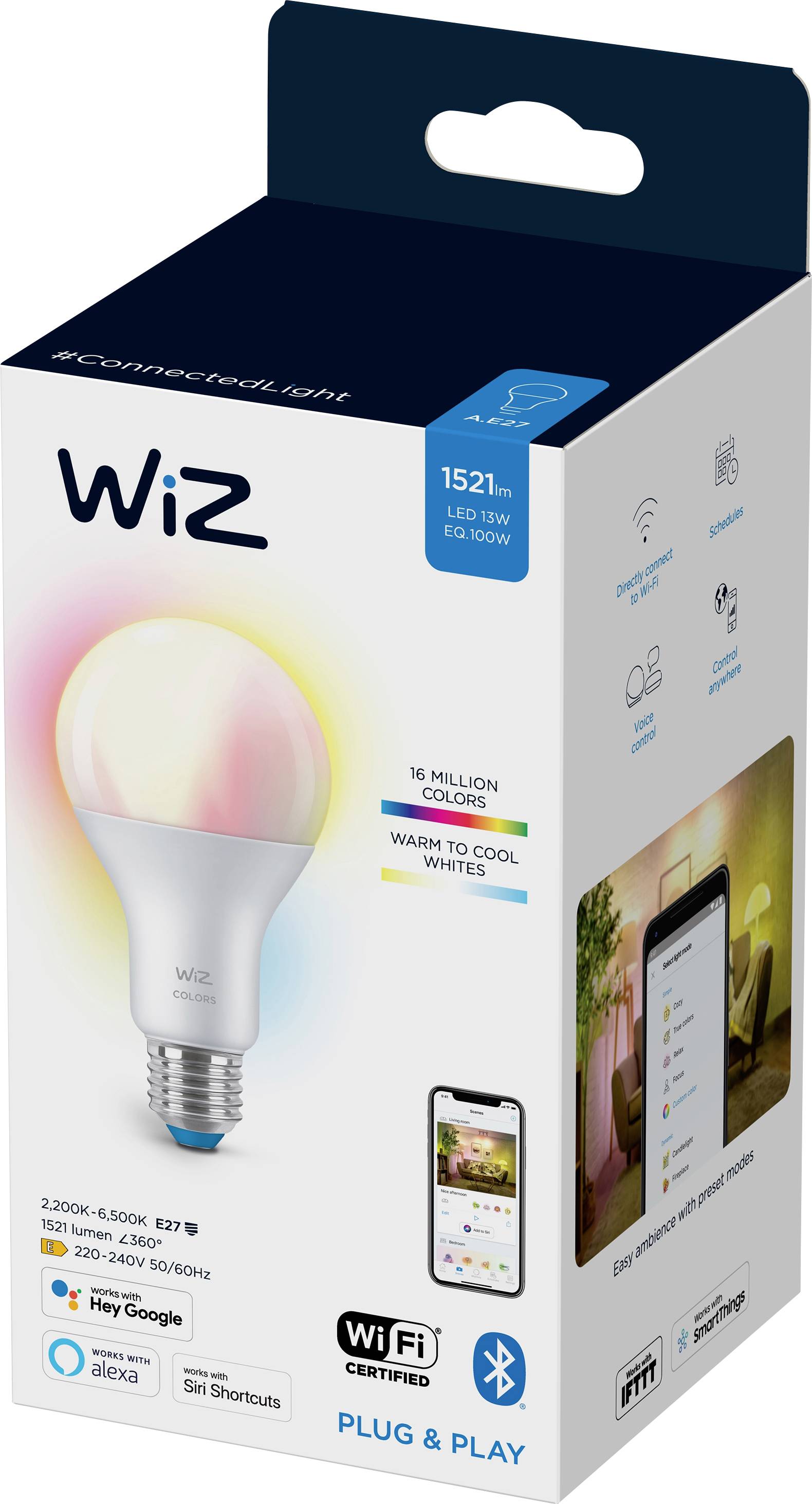 Philips LED LED EEK E (A - G) E27 13 W = 100 W app-gesteuert 1 St.