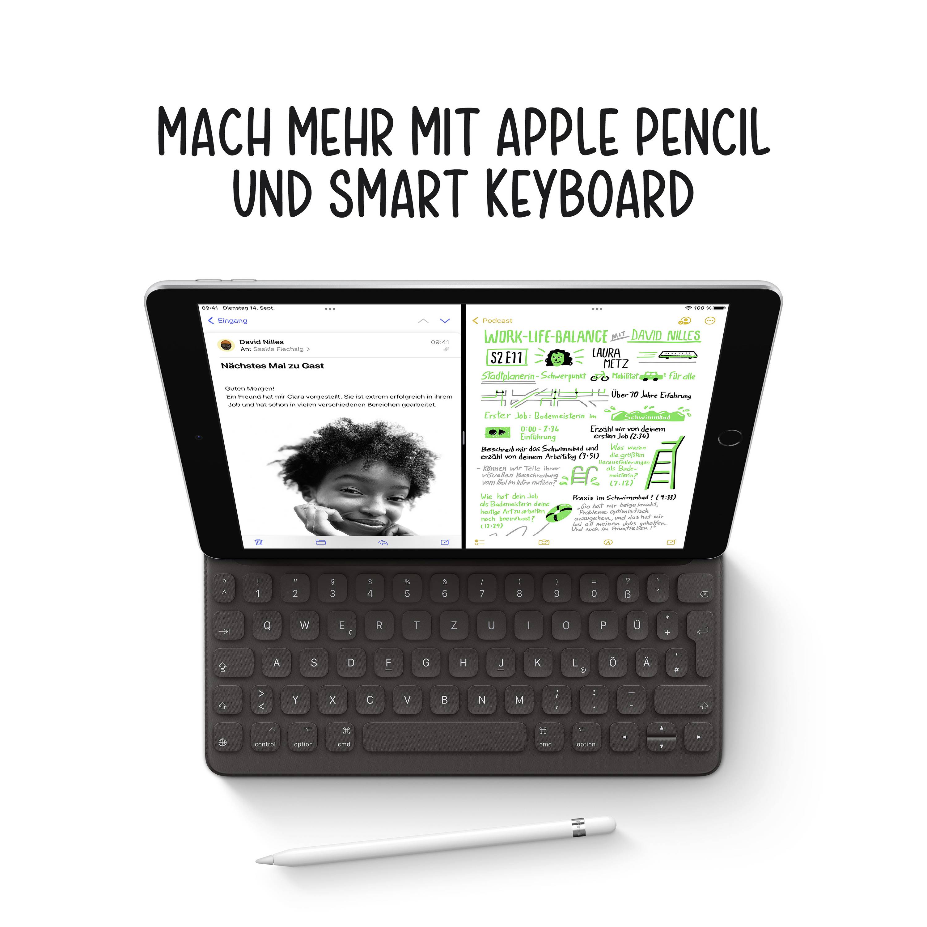 Apple iPad 10.2 (9. Generation, 2021) WiFi + Cellular 256 GB Silber 25.9 cm (10.2 Zoll) 2160 x 1620 Pixel