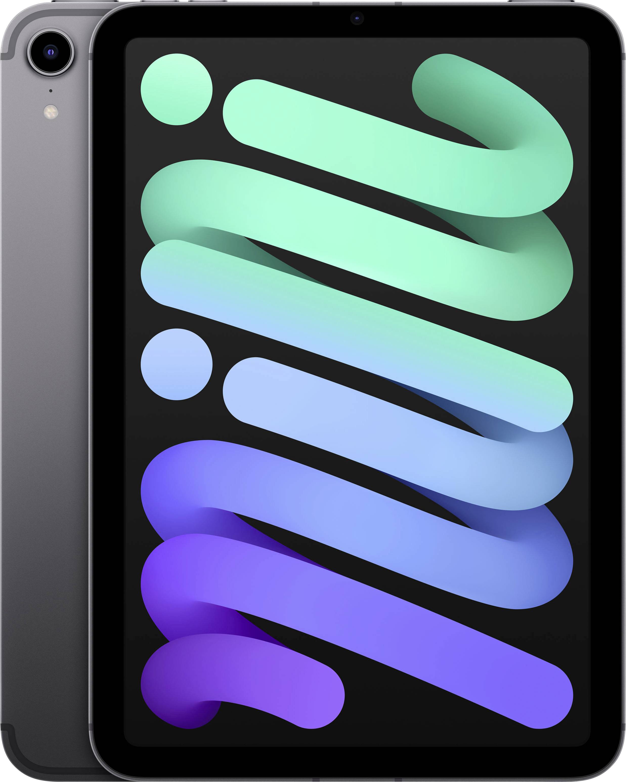 Apple iPad mini 8.3 (6. Generation, 2021) UMTS/3G, LTE/4G, 5G, WiFi 256GB Space Grau 21.1cm (8.3 Zoll) iPadOS 15 2266 x 1488 Pixel