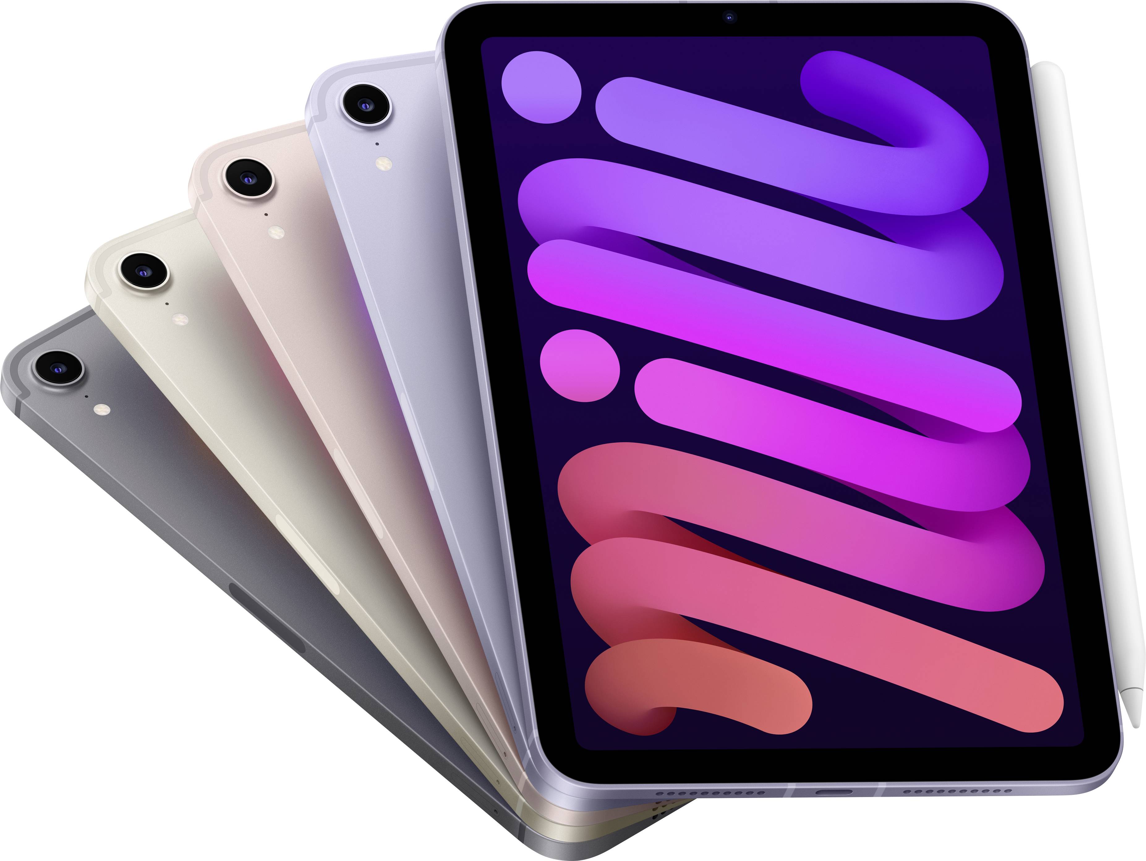 Apple iPad mini 8.3 (6. Generation, 2021) UMTS/3G, LTE/4G, 5G, WiFi 256GB Space Grau 21.1cm (8.3 Zoll) iPadOS 15 2266 x 1488 Pixel