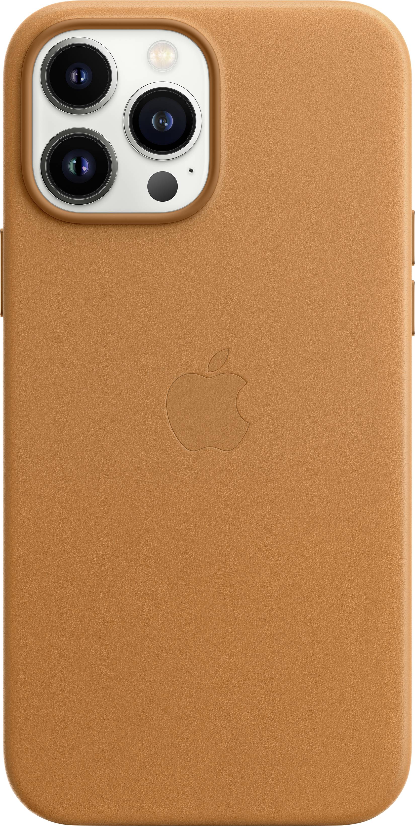 Apple LederCase mit MagSafe Backcover Apple iPhone 13 Pro Max Goldbraun MM1L3ZM/A
