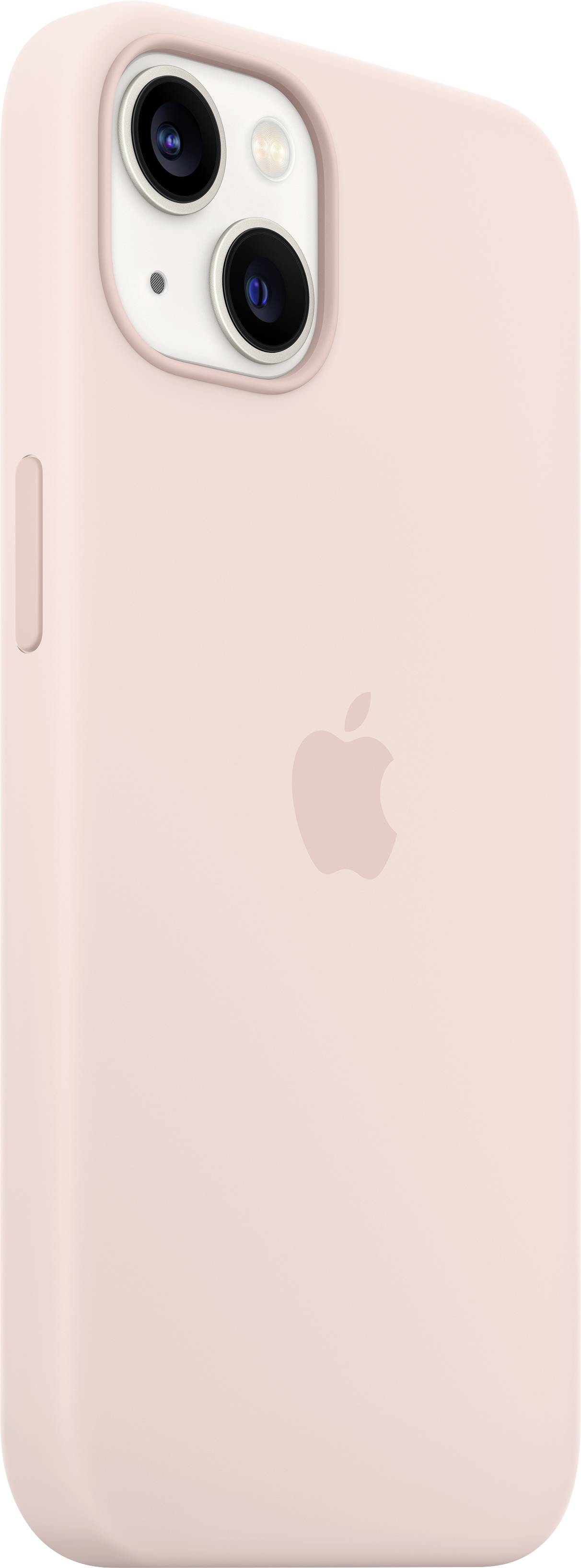 Apple Silikon Case mit MagSafe Backcover iPhone 13 Kalkrosa