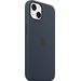 Apple Silikon Case mit MagSafe Backcover iPhone 13 Abyssblau