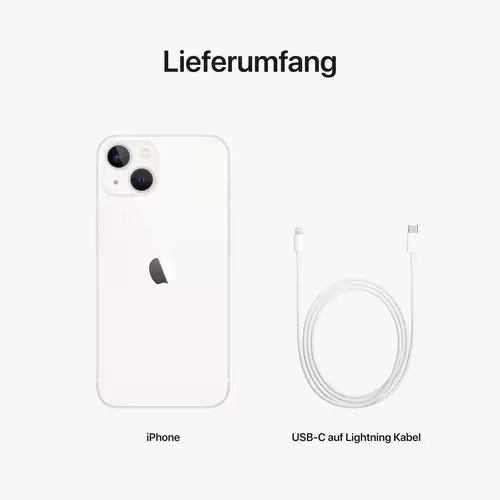 Apple iPhone 13 Polarstern 128 GB 15.5 cm (6.1 Zoll) Apple iPhone 13 Polarstern 128 GB 15.5 cm (6.1 Zoll)