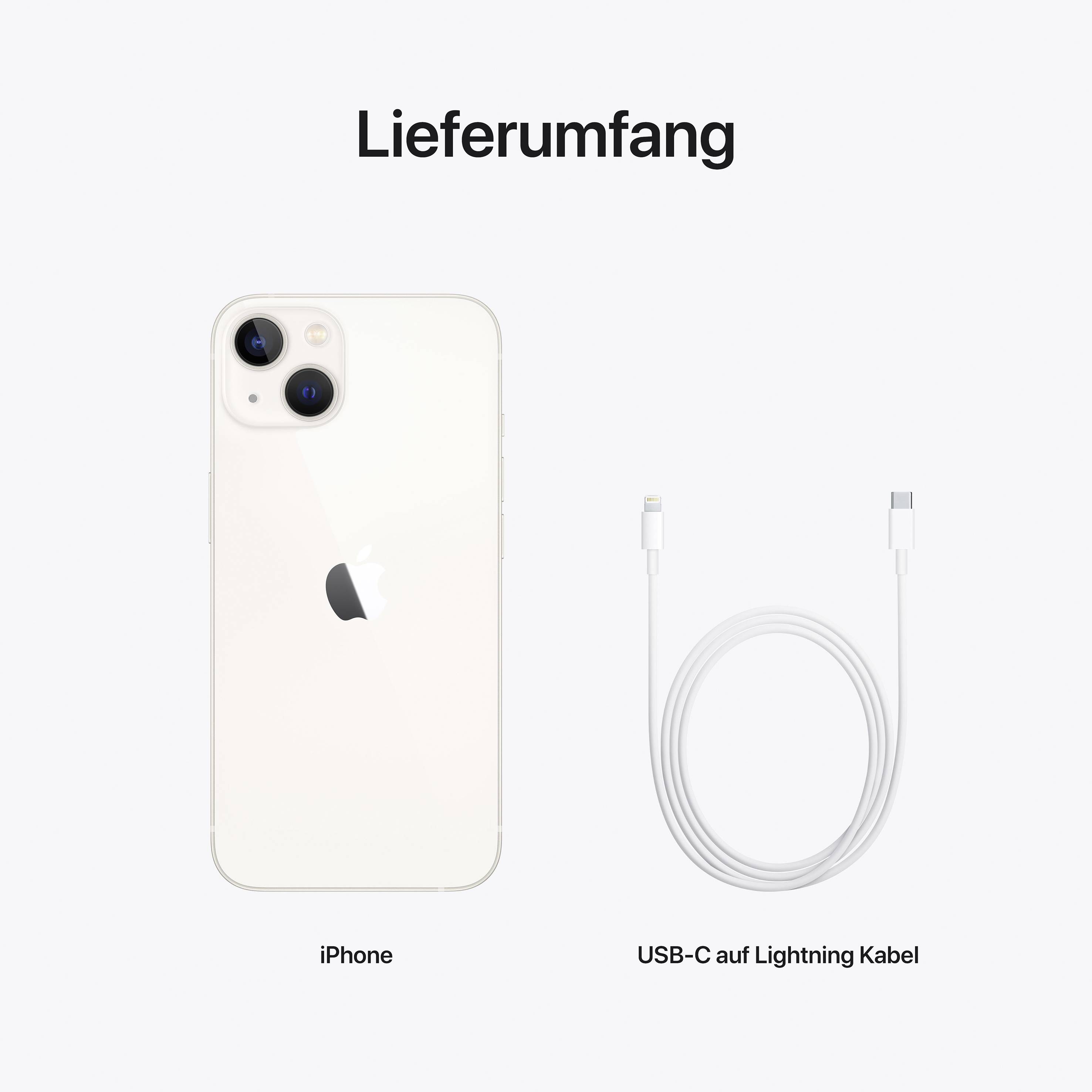 Apple iPhone 13 Polarstern 256 GB 15.5 cm (6.1 Zoll)