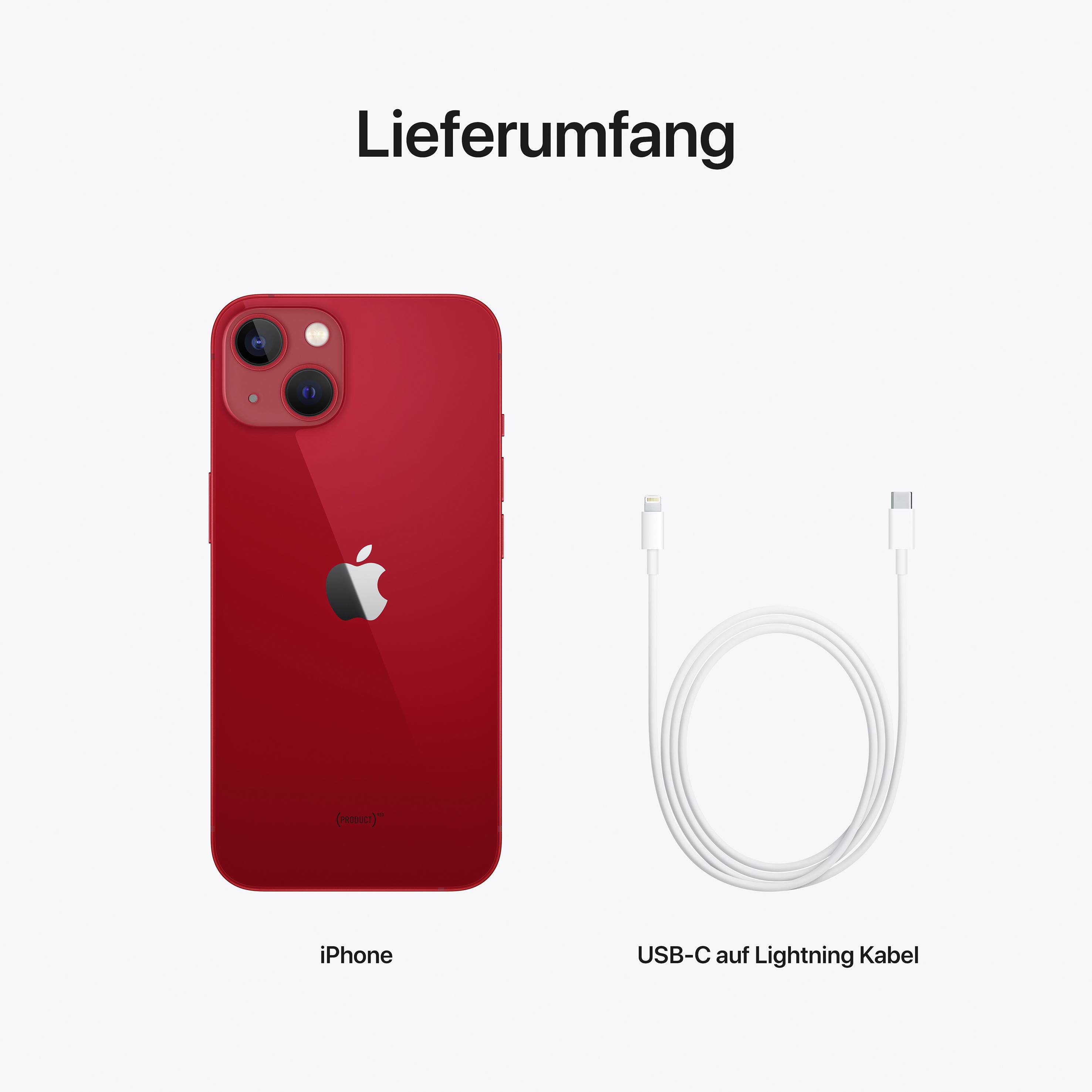 Apple iPhone 13 (PRODUCT) RED™ 256 GB 15.5 cm (6.1 Zoll)