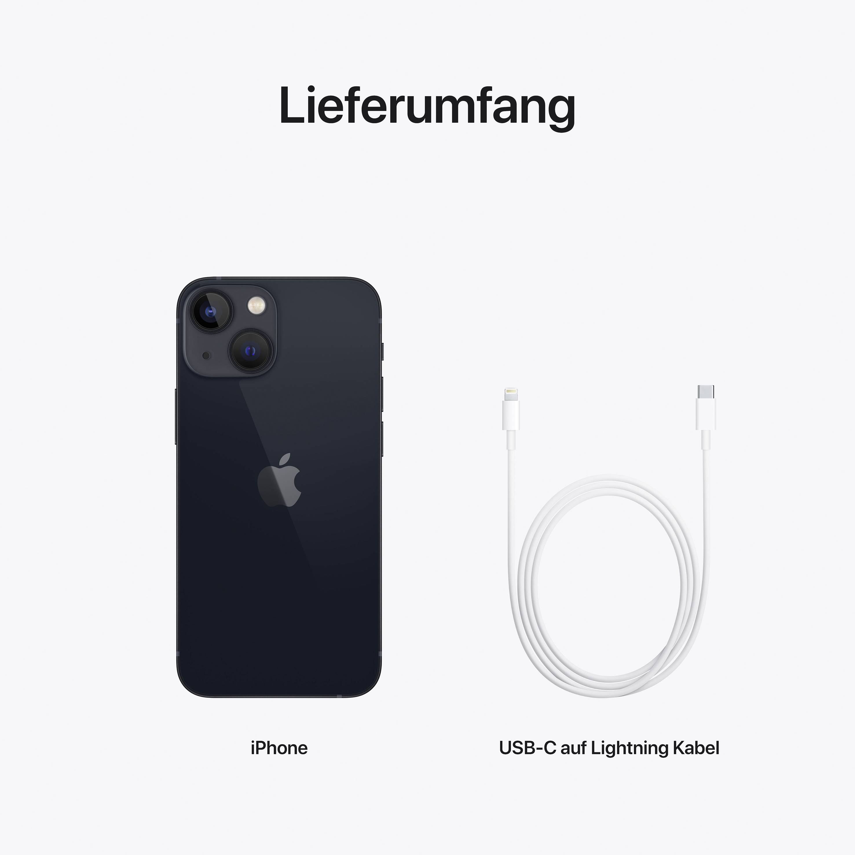 Apple iPhone 13 Mini Mitternacht 512 GB 13.7 cm (5.4 Zoll)