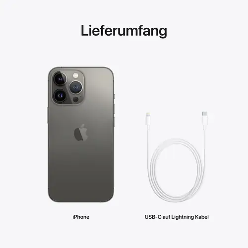 Apple iPhone 13 Pro Graphit 512 GB 15.5 cm (6.1 Zoll) Apple iPhone 13 Pro Graphit 512 GB 15.5 cm (6.1 Zoll)