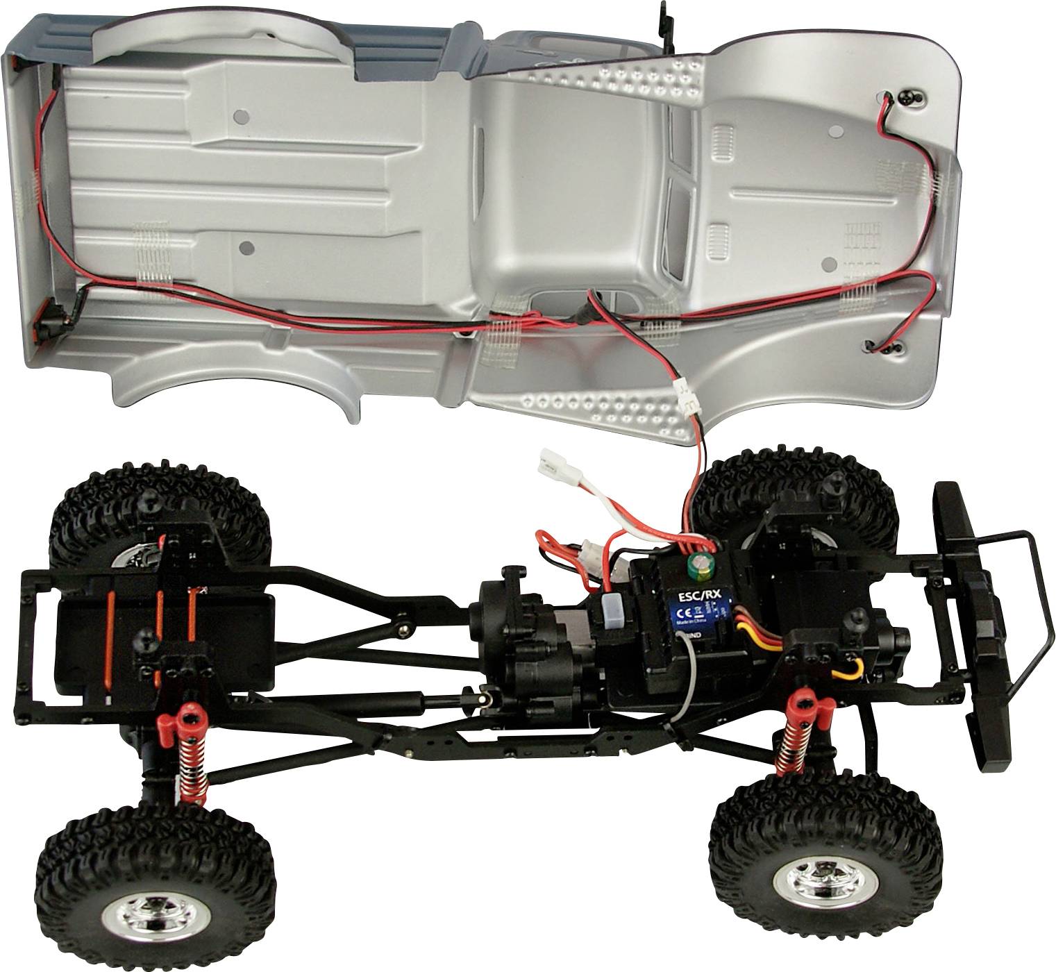 Amewi AMXRock AM18 Harvest Brushed 1:18 RC Modellauto Elektro Scale Crawler RtR 2,4 GHz