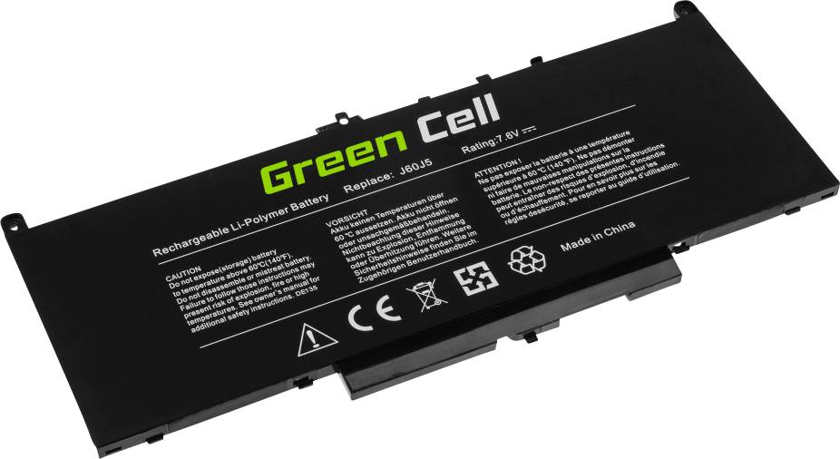 Green Cell Notebook-Akku J60J5 7.6 V 5800 mAh Dell