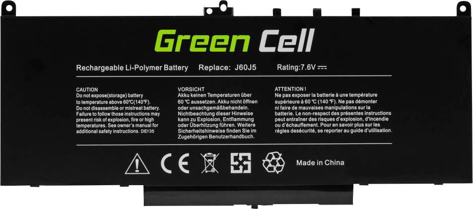 Green Cell Notebook-Akku J60J5 7.6V 5800 mAh Dell