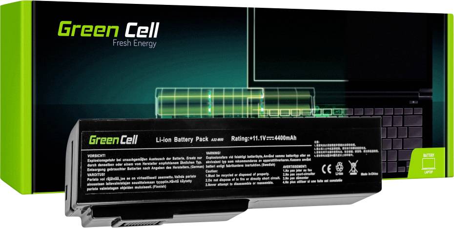 Green Cell Notebook-Akku A32-M50 A32-N61 10.8V 4400 mAh Asus