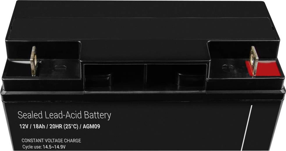 Green Cell AGM09 Bleiakku 12V 18Ah Blei-Gel (B x H x T) 181 x 167 x 77mm M5-Schraubanschluss Zyklenfest, Wartungsfrei