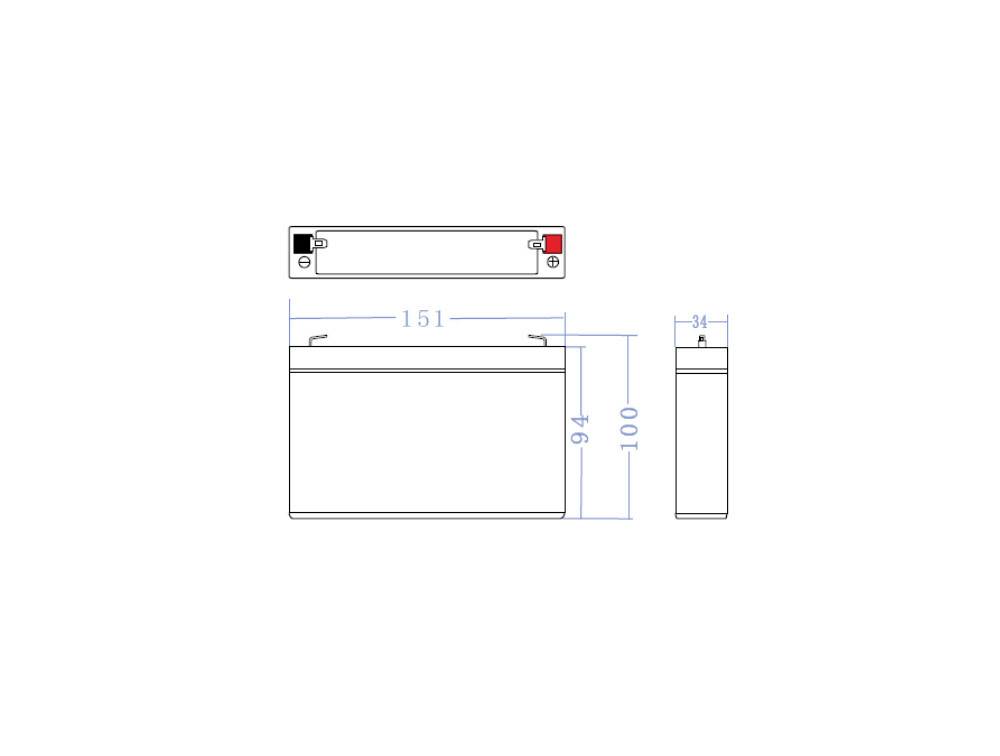 Green Cell AGM12 Bleiakku 6V 7Ah Blei-Gel (B x H x T) 151 x 100 x 35mm Flachstecker 4.8mm Zyklenfest, Wartungsfrei