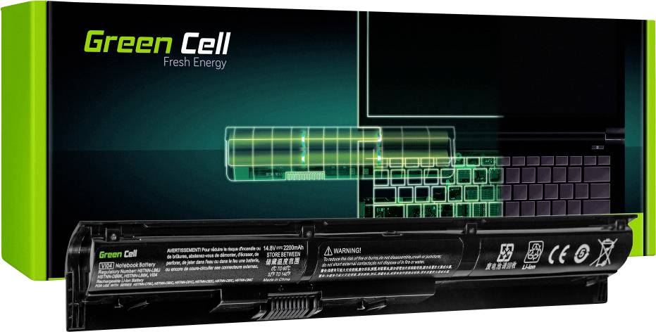 Green Cell Notebook-Akku VI04 HSTNN-LB6J 14.4V 2200 mAh HP