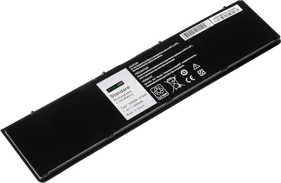 Green Cell Notebook-Akku 34GKR 3RNFD PFXCR 7.4 V 4400 mAh Dell