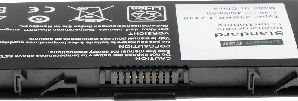 Green Cell Notebook-Akku 34GKR 3RNFD PFXCR 7.4 V 4400 mAh Dell