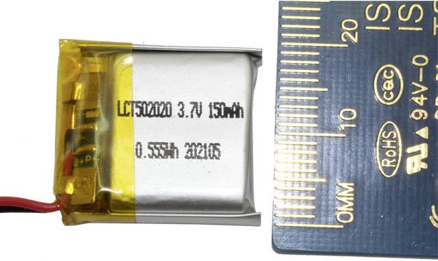 Sol Expert 21005 Micro-LiPo-Akku (L x B x H) 20 x 20 x 5mm