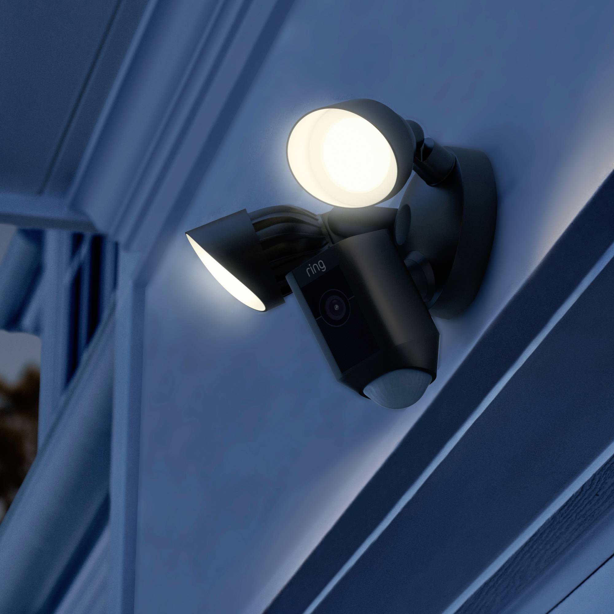 ring Floodlight Cam Wired Plus Black 8SF1P1-BEU0 WLAN IP Überwachungskamera 1920 x 1080 Pixel