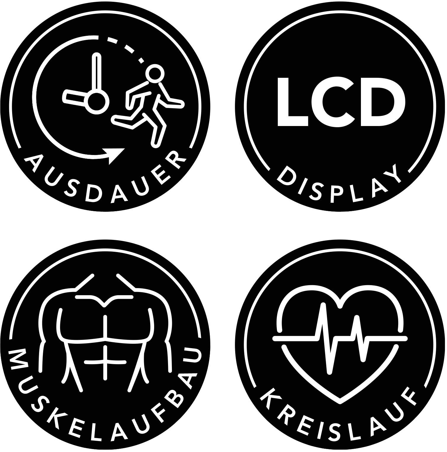 Maxxmee Rudergerät klappbar schwarz 05854 1 St.