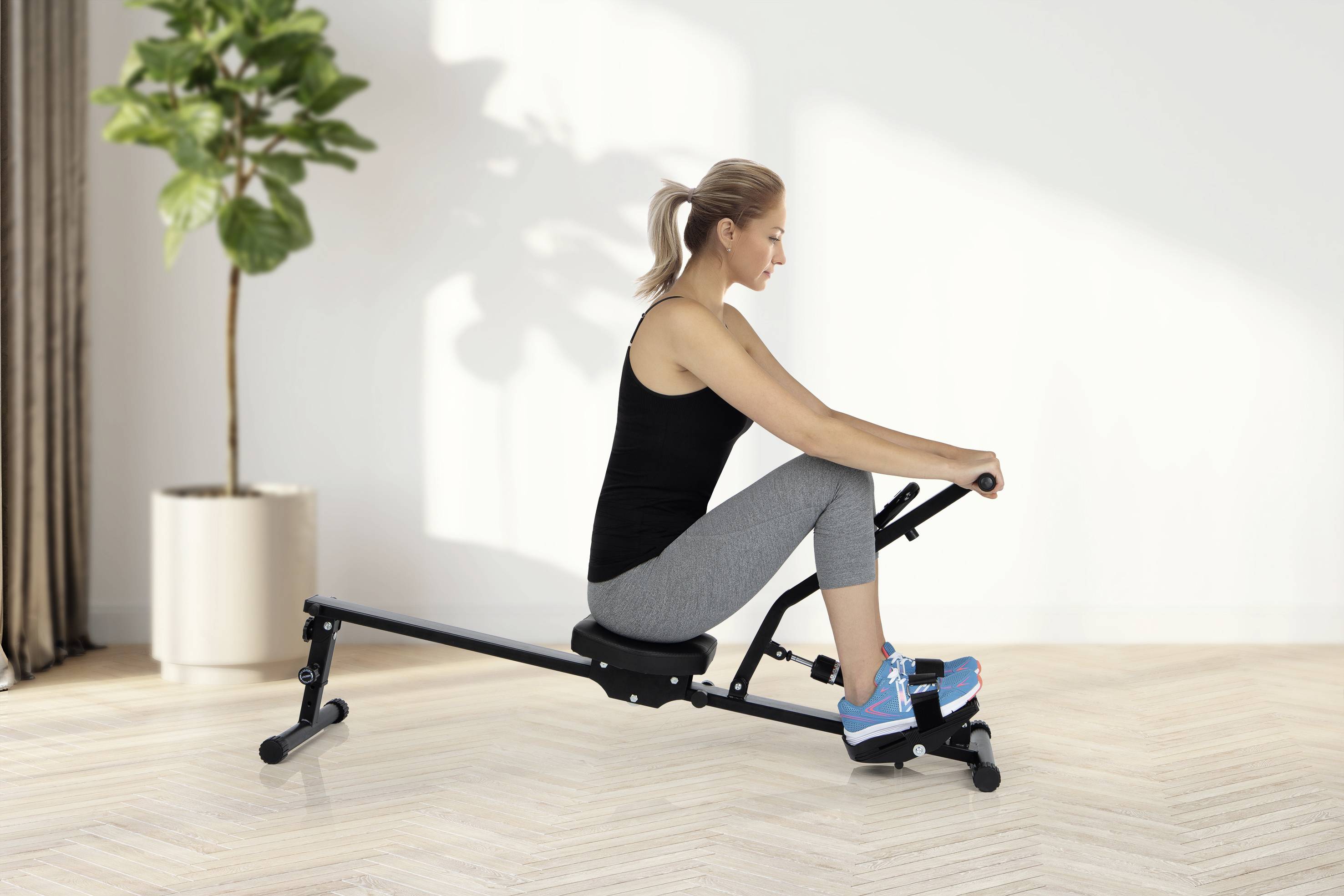 Maxxmee Rudergerät klappbar schwarz 05854 1 St.