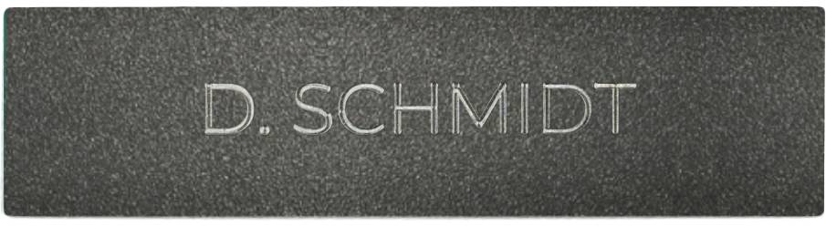 DoorBird 423867307 Türsprechanlagen-Zubehör Namensschild