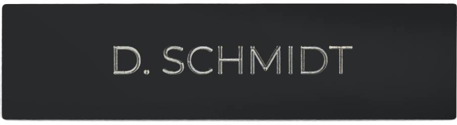 DoorBird 423863057 Türsprechanlagen-Zubehör Namensschild