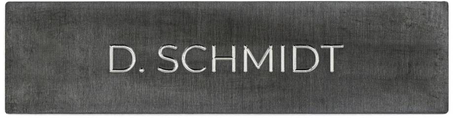 DoorBird 423862906 Türsprechanlagen-Zubehör Namensschild