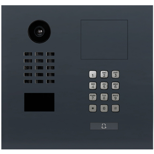DoorBird D2101KH IP-Video-Türsprechanlage LAN Außeneinheit Edelstahl, RAL 7016 (seidenmatt)