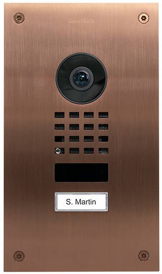 DoorBird D1101UV Upgrade IP-Video-Türsprechanlage LAN Außeneinheit Edelstahl V2A (gebürstet), Bron