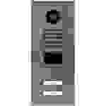 DoorBird D2102V IP-Video-Türsprechanlage LAN Außeneinheit Edelstahl, Eisenglimmer (seidenmatt)