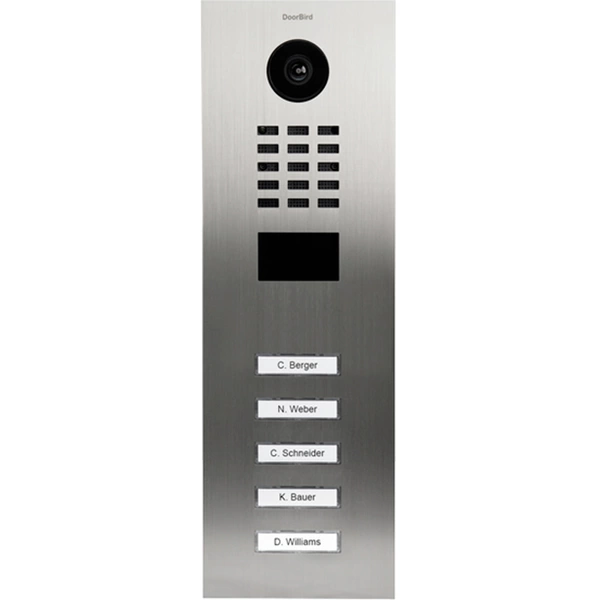 DoorBird D2105V IP-Video-Türsprechanlage LAN Außeneinheit Edelstahl V2A (gebürstet) DoorBird D2105V IP-Video-Türsprechanlage LAN Außeneinheit Edelstahl V2A (gebürstet)