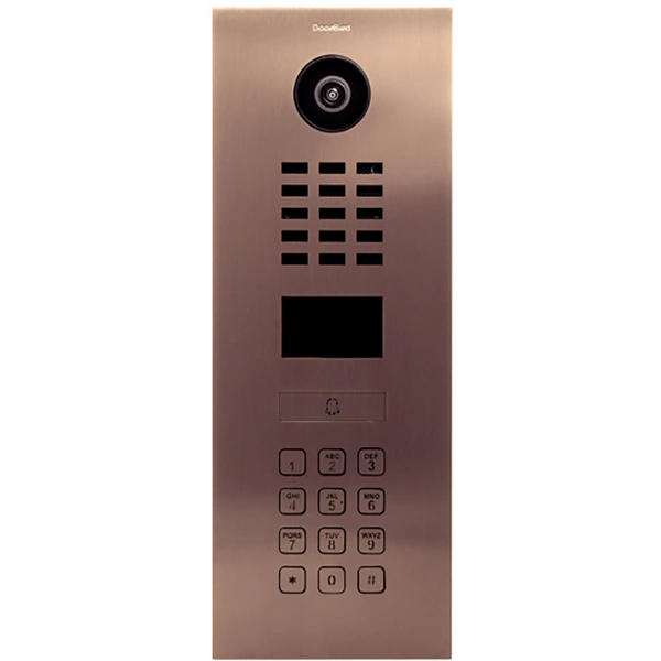 DoorBird D2101KV IP-Video-Türsprechanlage LAN Außeneinheit Edelstahl V2A (gebürstet), Bronze-Optik DoorBird D2101KV IP-Video-Türsprechanlage LAN Außeneinheit Edelstahl V2A (gebürstet), Bronze-Optik
