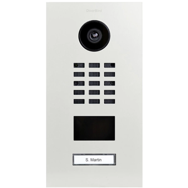 DoorBird D2101V IP-Video-Türsprechanlage LAN Außeneinheit Weiß (RAL 9016) DoorBird D2101V IP-Video-Türsprechanlage LAN Außeneinheit Weiß (RAL 9016)