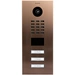 DoorBird D2103V IP-Video-Türsprechanlage LAN Außeneinheit Edelstahl V2A (gebürstet), Bronze-Optik DoorBird D2103V IP-Video-Türsprechanlage LAN Außeneinheit Edelstahl V2A (gebürstet), Bronze-Optik