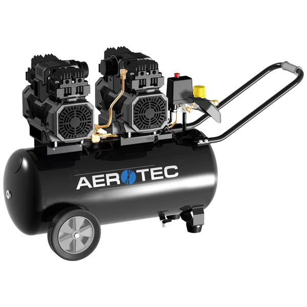 Aerotec Druckluft-Kompressor 360 TECH DUO SILENT 50l 8 bar