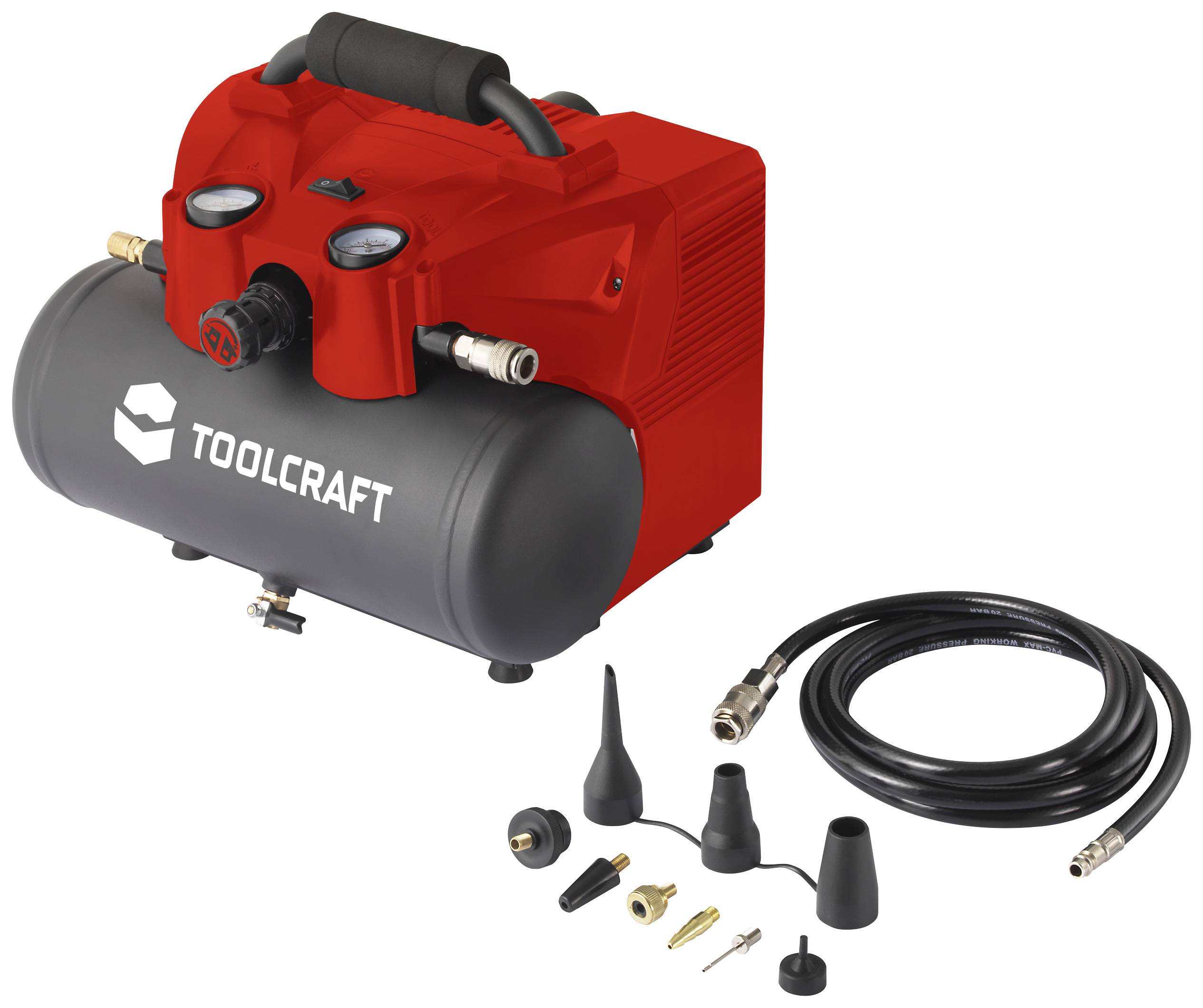 TOOLCRAFT Akku-Druckluft-Kompressor AP-1200 / TAWB-200 6l 8 bar