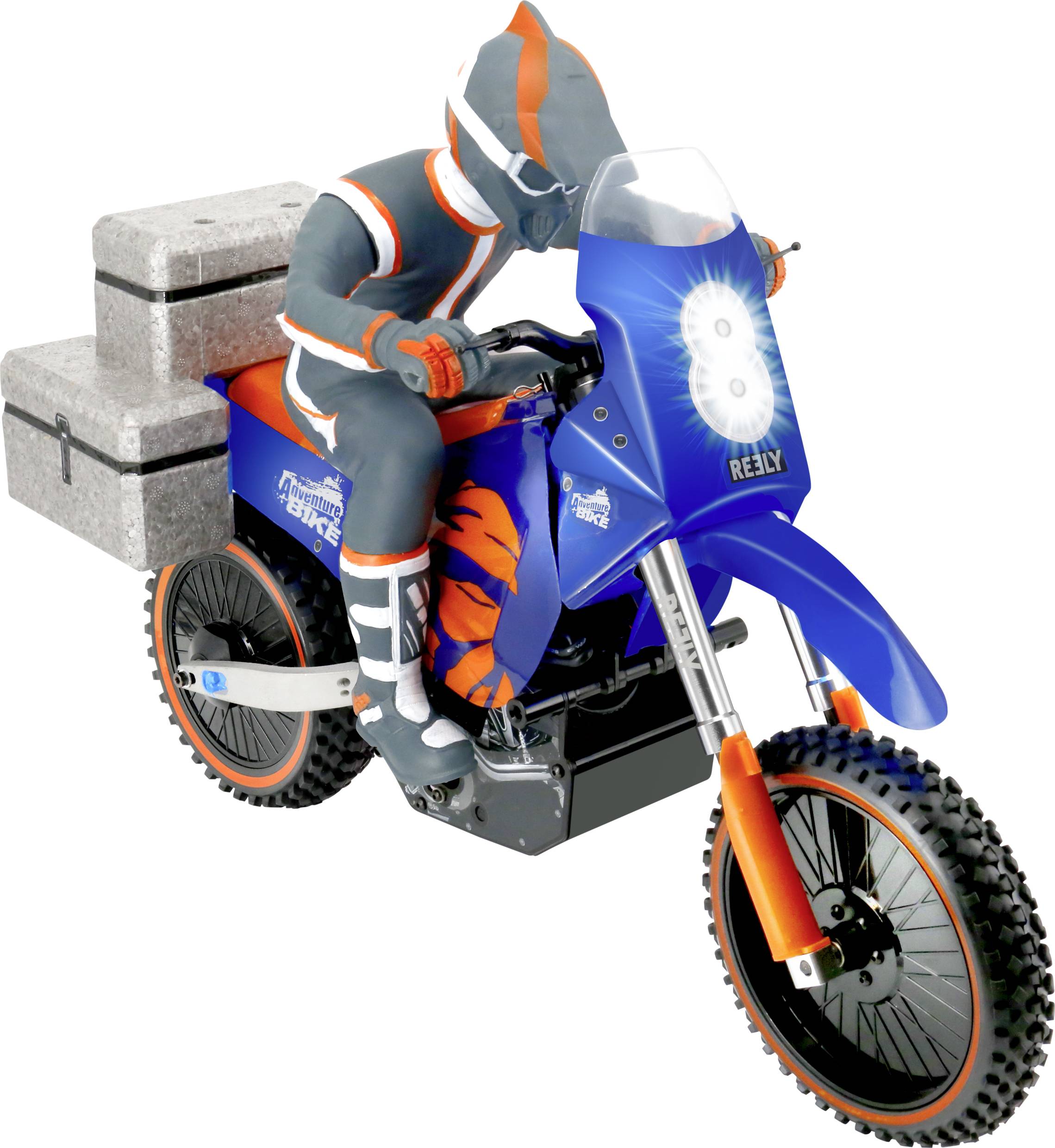 Reely Adventure Bike Brushless 1:4 RC Motorrad Elektro RtR 2,4GHz