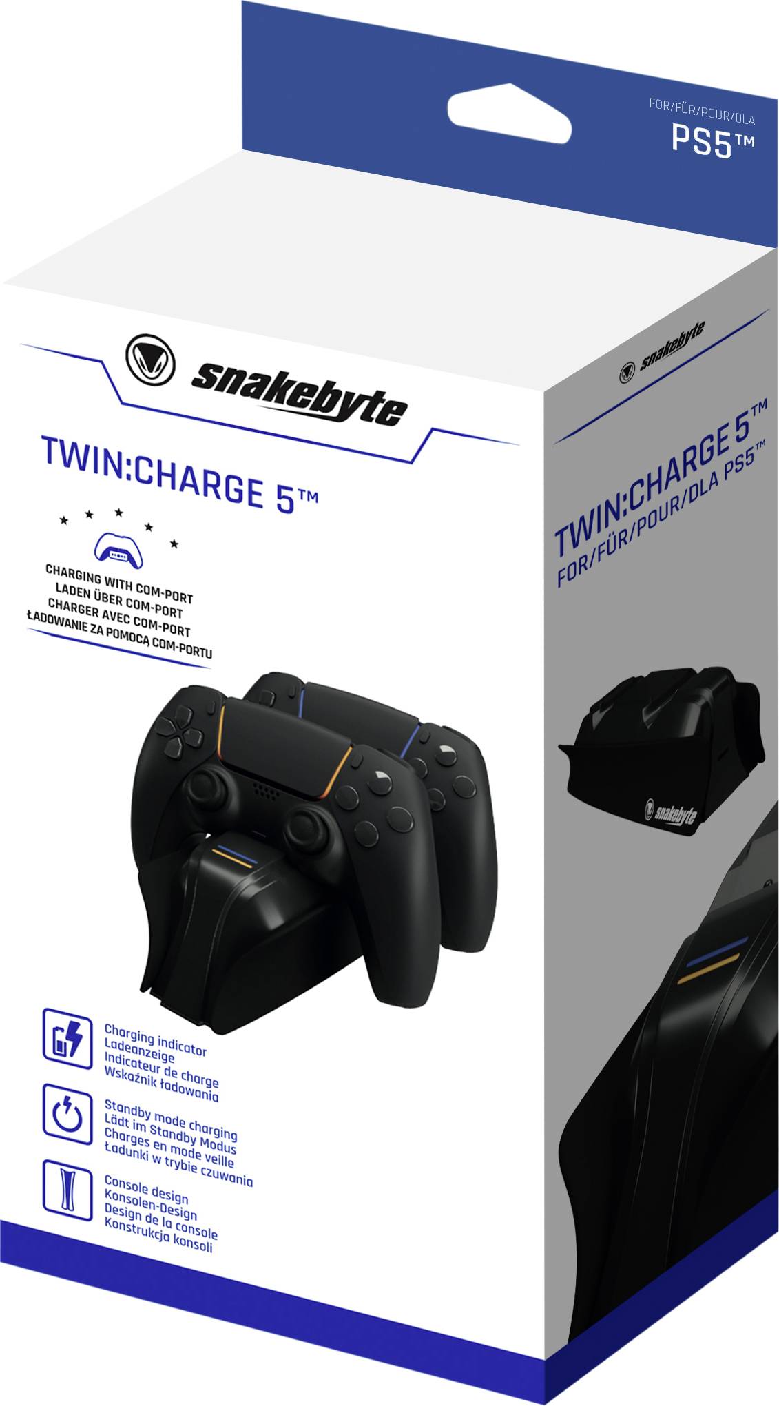 SnakeByte SB916151 Docking Station PS5 Schwarz