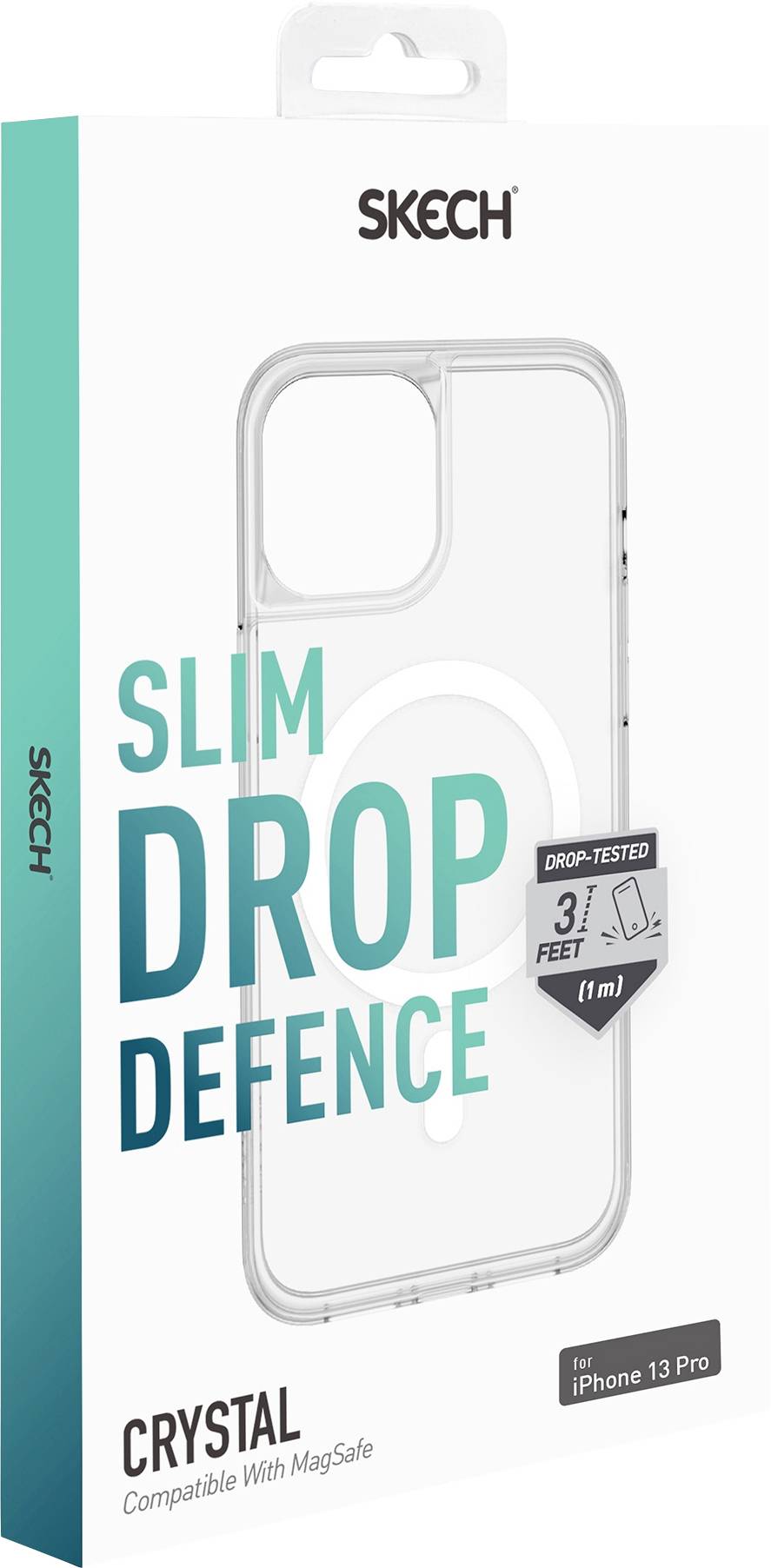 Skech Crystal MagSafe Case Backcover Apple iPhone 13 Pro Max Transparent MagSafe kompatibel, Stoßfest