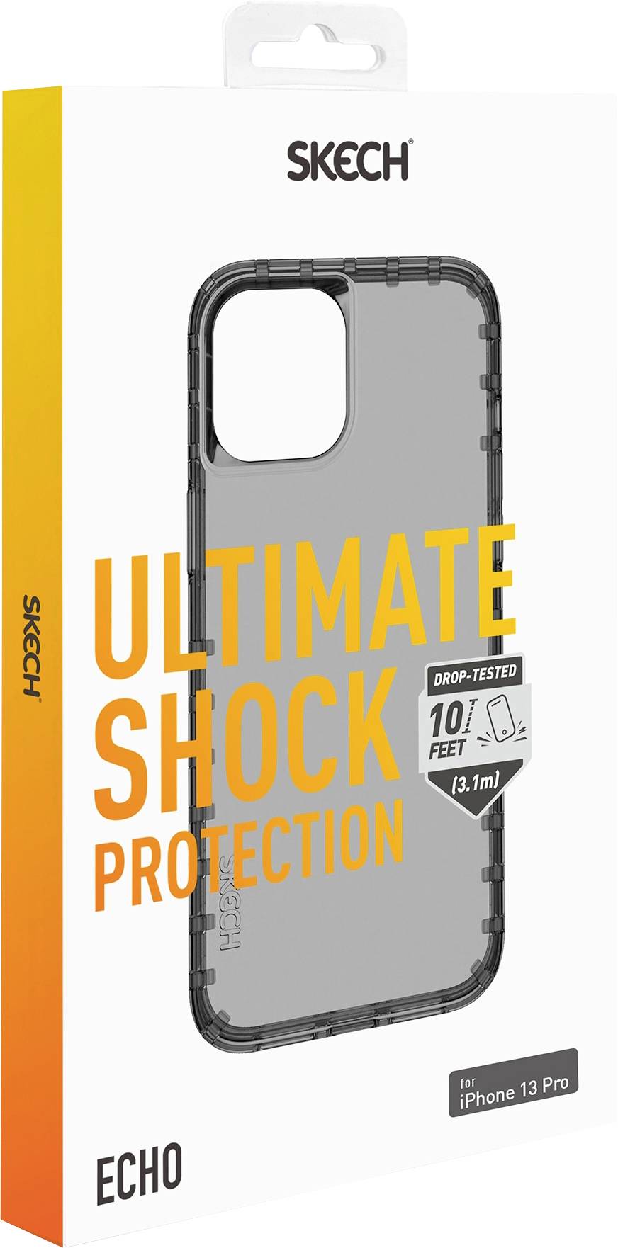 Skech Echo Case Backcover Apple iPhone 13 Pro Onyx (transparent) Stoßfest