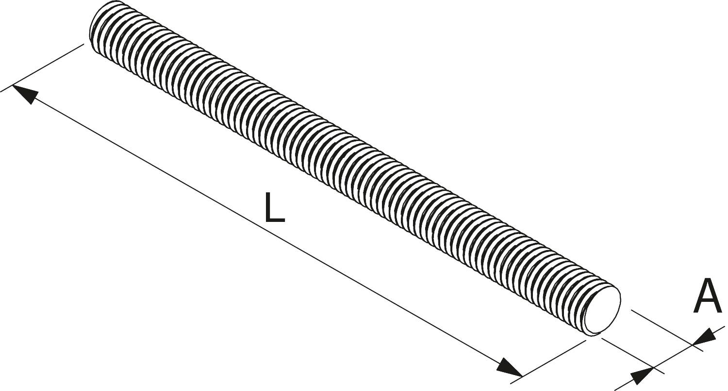 Fischer GS 10/40 A4 559700 Gewindestift M10 40mm Edelstahl A4 50St.