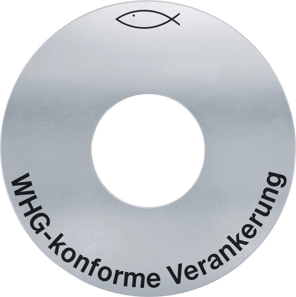 Fischer 558310 WHG Kennzeichnungsscheibe 10St.