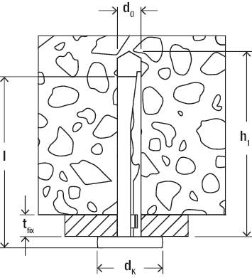 Fischer FDZ 6/35 554898 Deckennägel Stahl galvanisch verzinkt 100St.