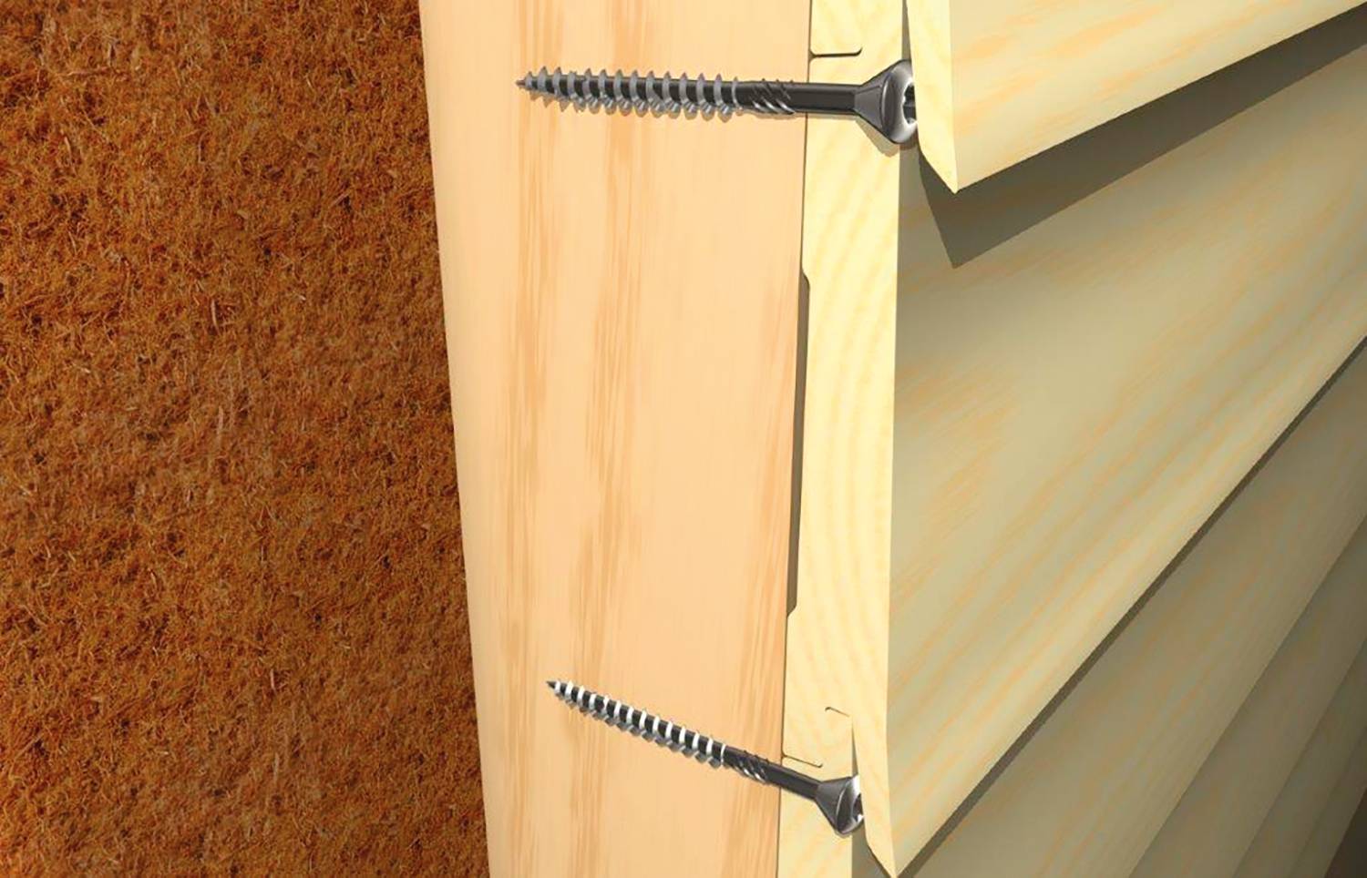 Fischer 548559 FFSII-RT6 4,5 x 40 A2 Holzfassadenschrauben 4.5mm 40mm TX Edelstahl A2 300St.