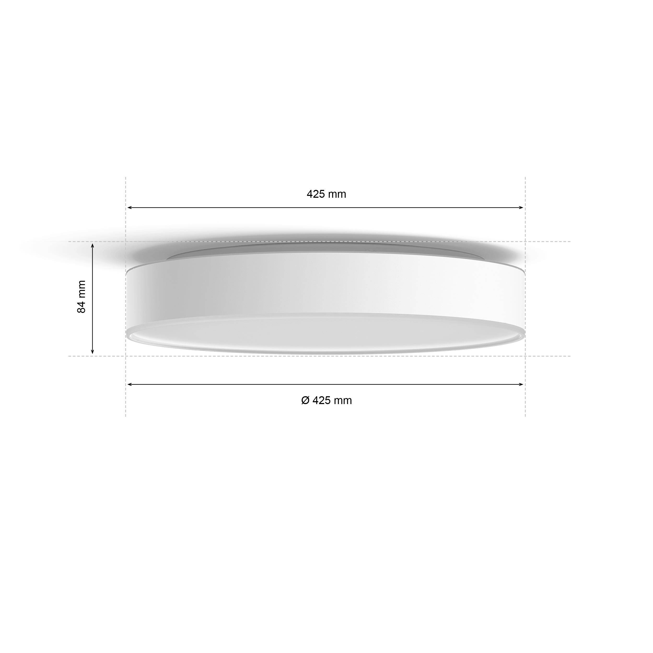 Runddeckel, Durchmesser 425 mm, Höhe 84 mm.